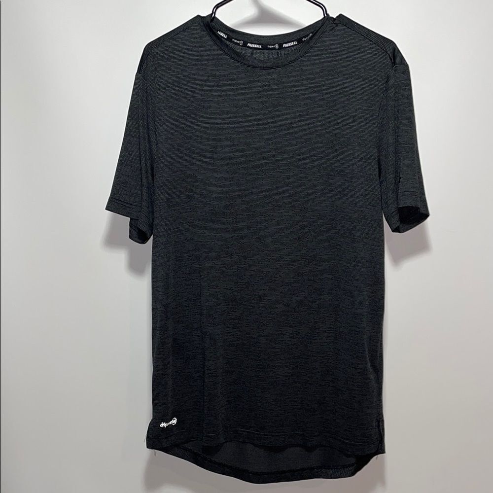 Russell Athletic Black Short Sleeve Tee Soft Cotton Blend